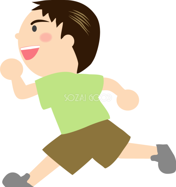 走る イラスト 横 Ngagolak