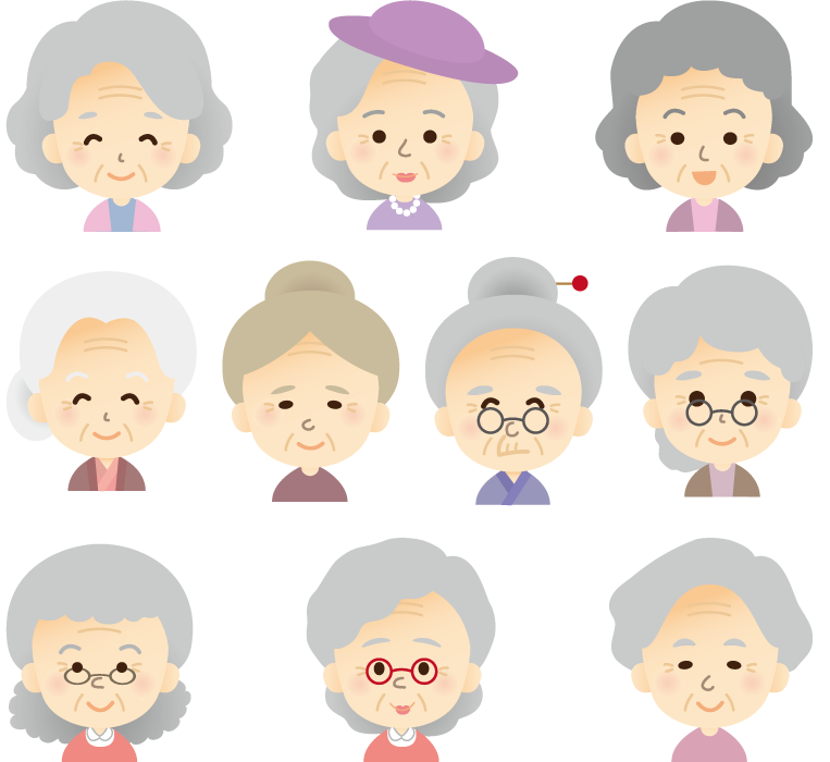 すべての動物の画像 新鮮なイラスト おばあさん