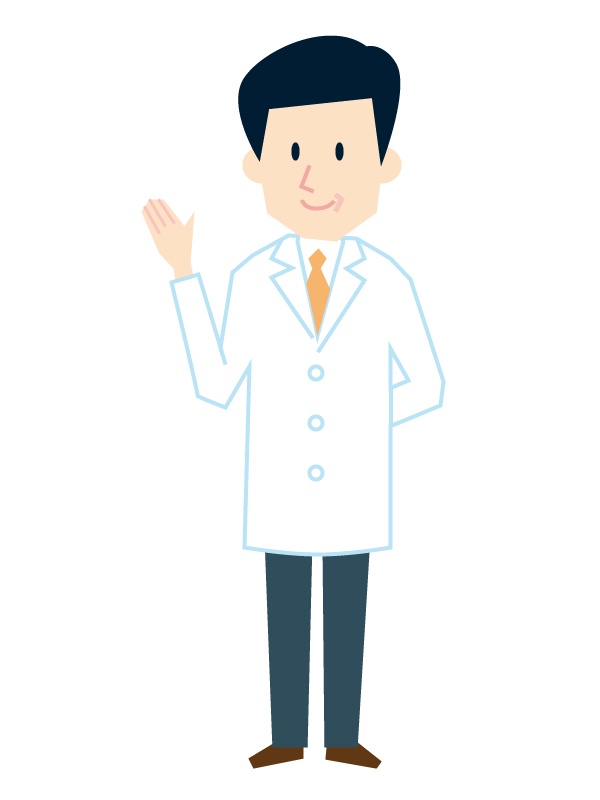 19年の最高 白衣 男性 イラスト Free Illustration Material