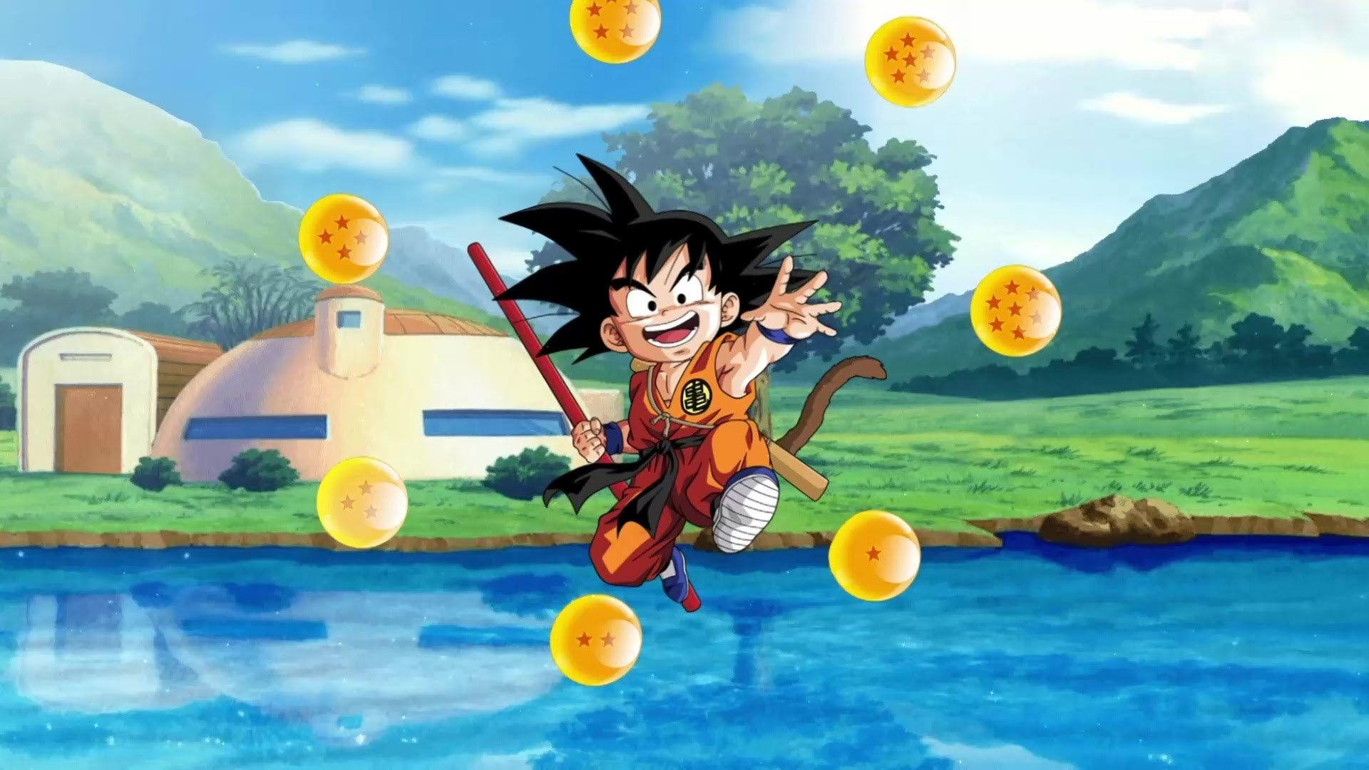 Here you can download the best goku background pictures for desktop, iphone, and mobile phone. Kid Goku Dragon Ball Live Wallpaper Wallpaperwaifu
