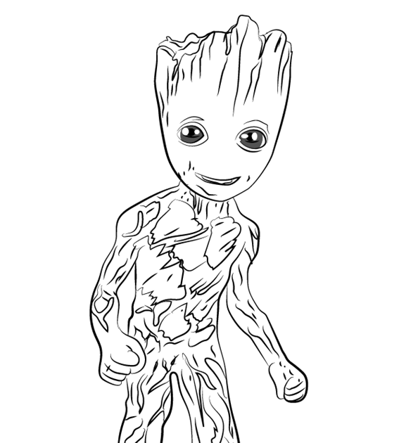 Ideas For Groot Coloring Pages - Coloring Ideas For Kids