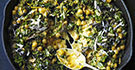 Kale with chana & coconut