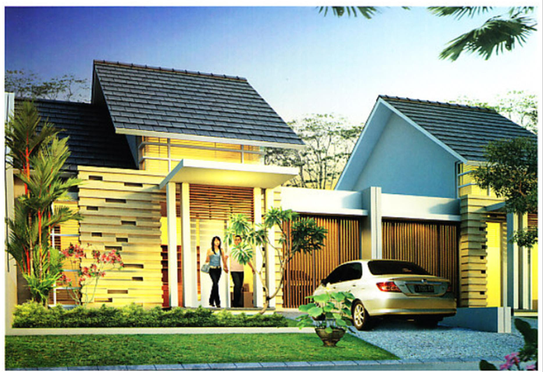 Rumah Minimalis Nampak Depan Erectronic