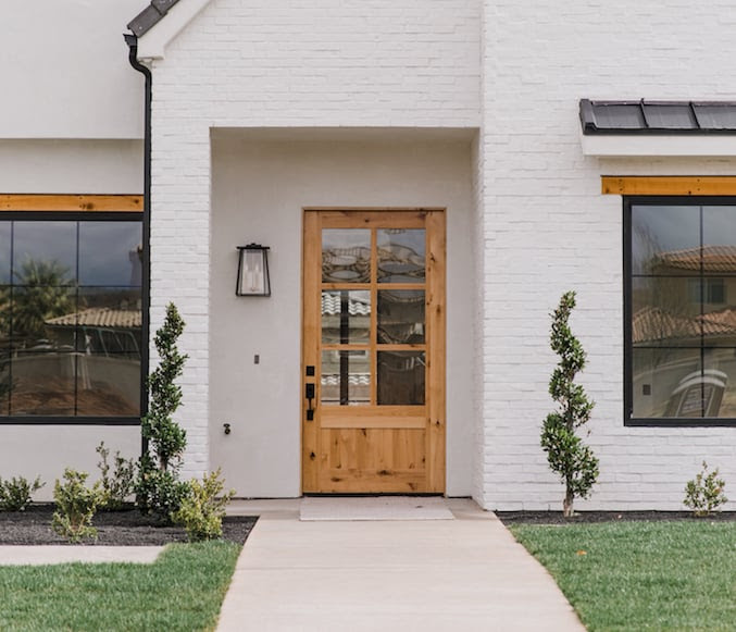 White siding white windows black trim. Q A Black Or White Windows Becki Owens