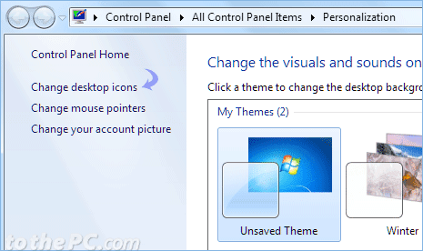 Change your desktop picture from system preferences. Change My Computer Desktop Icon On Windows 7