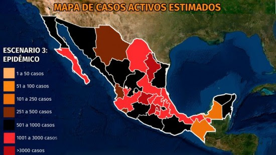 It was first identified in december 2019 in wuhan,. Gobernantes Com Mapa Del Coronavirus En Mexico 6 De Febrero 13 De Los 32 Estados Permanecen En Semaforo Rojo Y 17 En Naranja