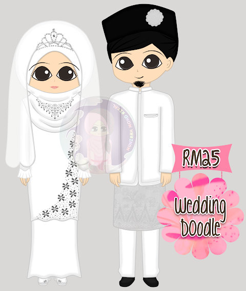 cikgu perempuan doodle rambut