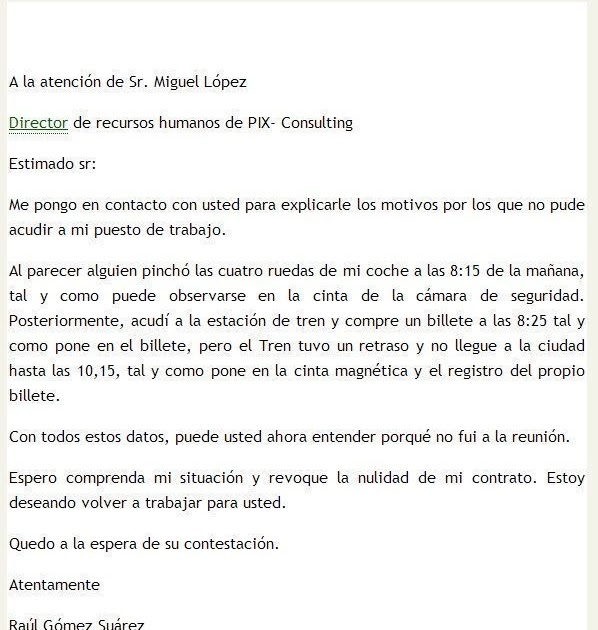 Modelo Carta Solicitud Cambio De Horario Laboral  New Sample v