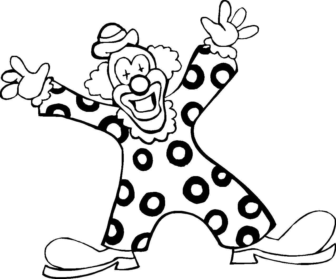 Check spelling or type a new query. Funny Clowns To Color Clip Art Library