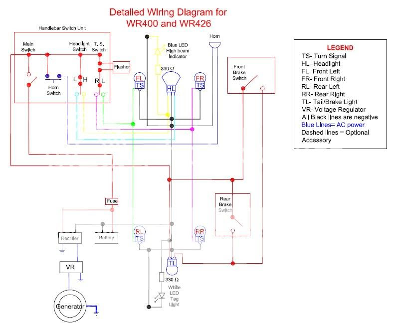 Wr426 Wiring Diagram : Yamaha Wr426 Wiring Diagram Diagram Base Website Wiring Diagram ...
