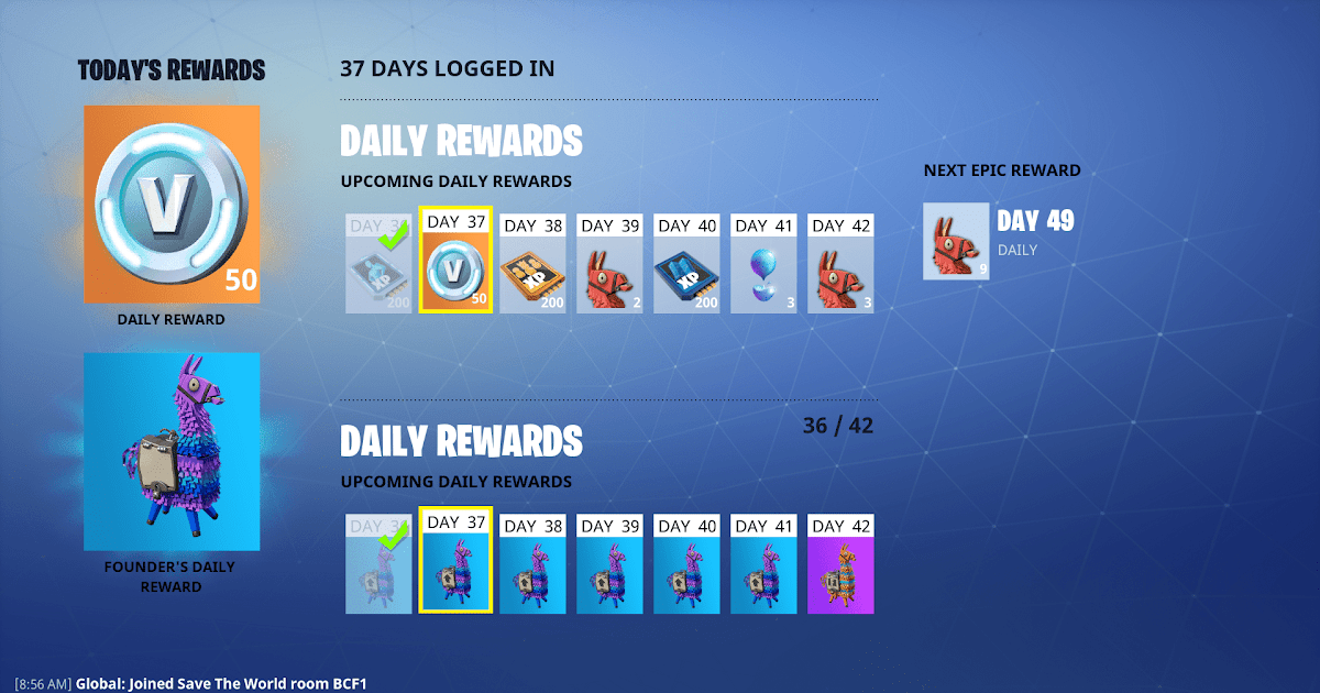 All Fortnite Save The World Daily Rewards - Krunker Definition - 