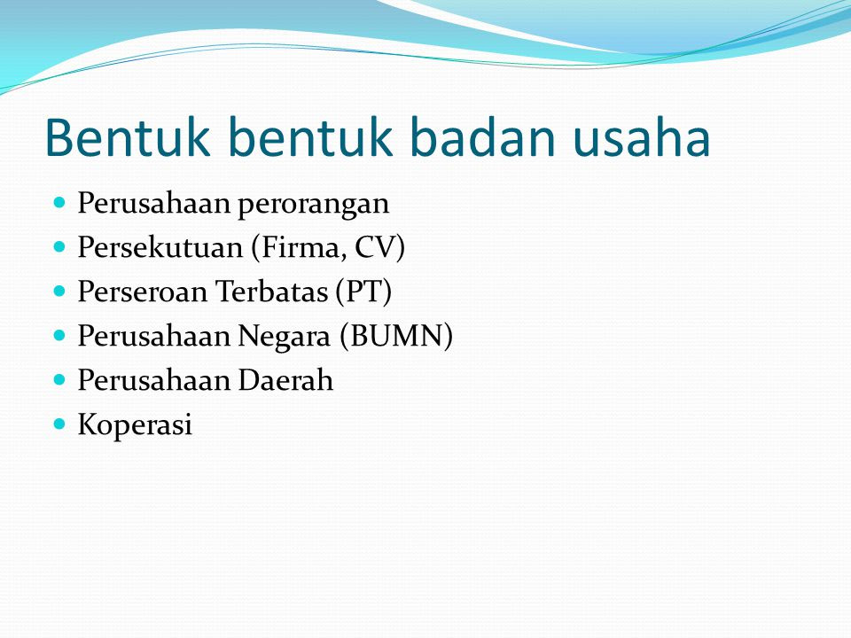 Contoh Jenis Badan Usaha Firma - Lowongan Kerja Terbaru