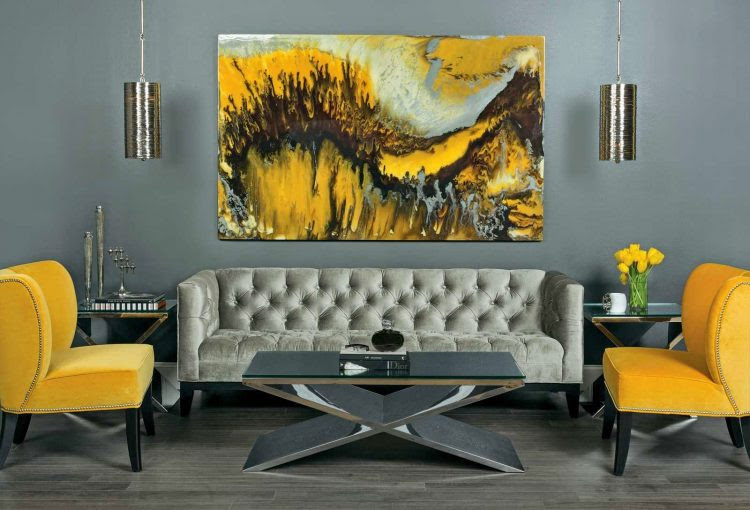 Colour scheme for the bathroom? How To Decorate With Yellow Details