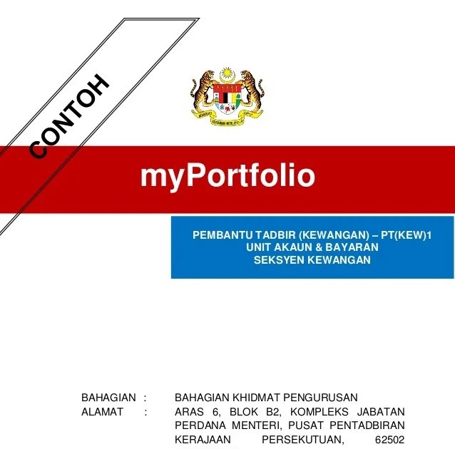 my portfolio pembantu tadbir n19