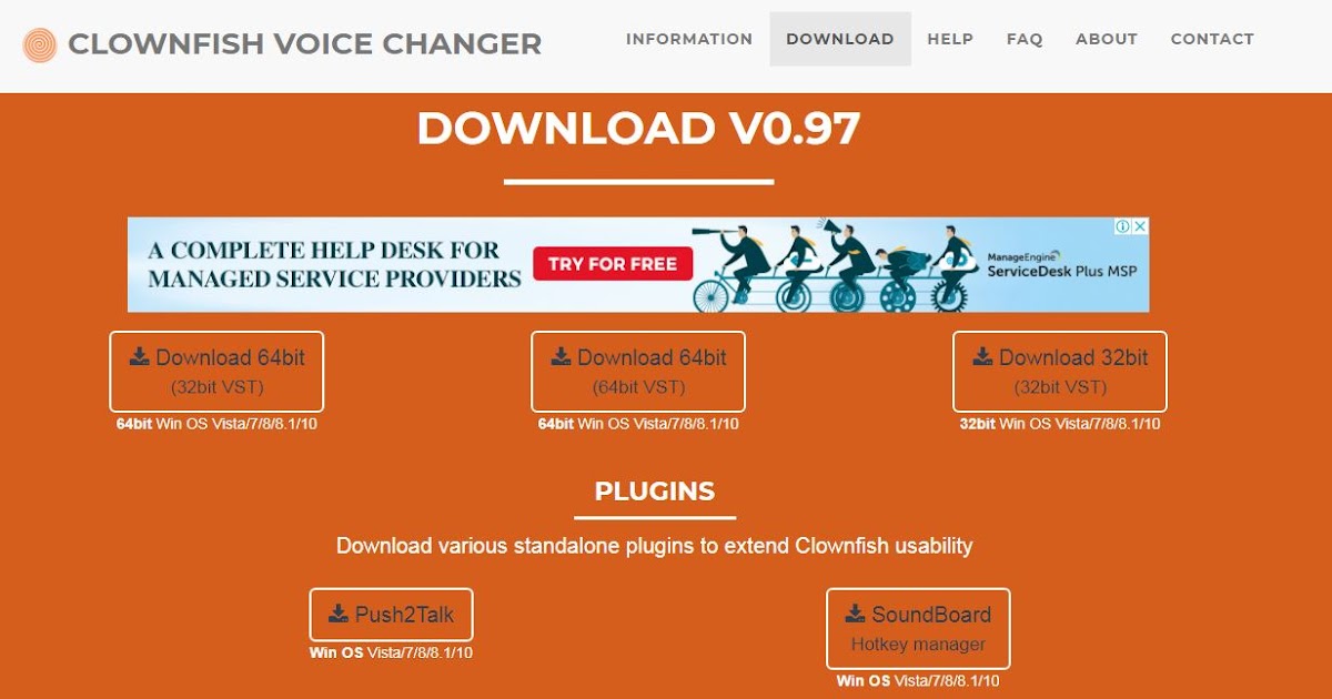 Clownfish Voice Changer Download / Being a real time and various voices altering applications ...