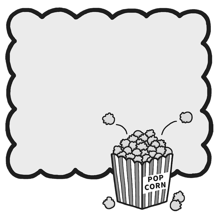 画像 イラスト ポップコーン 2365 ポップコーン イラスト 簡単