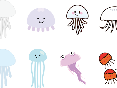 √ダウンロード イラスト素材 かわいい クラゲ 可愛い イラスト 147455