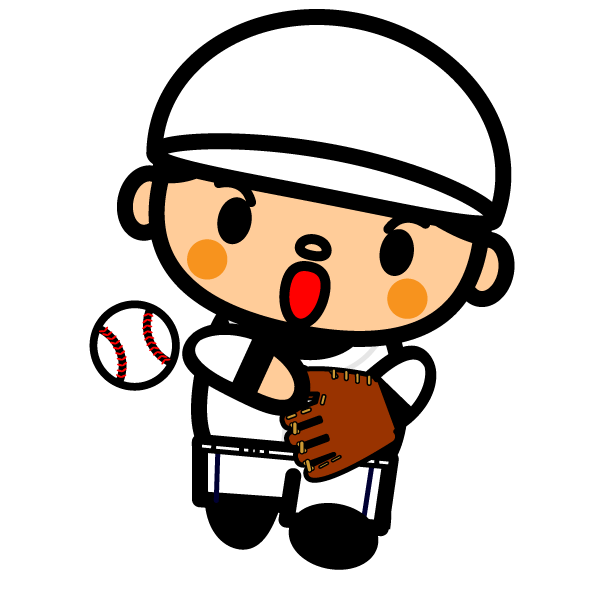 0以上 野球 イラスト 手書き 無料イラスト素材 かわいいフリー素材 素材のプ