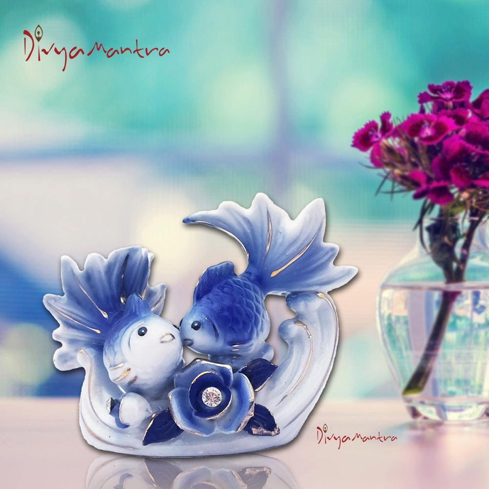 The bedroom is a private, yin place where too much fire element (which people represent) and the intrusive gaze of people who are familiar to you are best withheld. Feng Shui Vintage Ceramic Fish Pair Love Statue Bedroom Home Decor G
