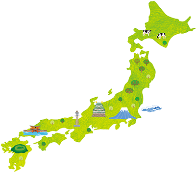 美しい花の画像 最高日本地図 イラスト おしゃれ
