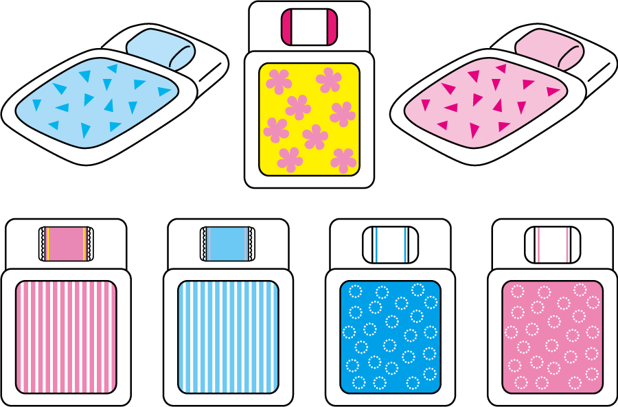 かわいい動物画像 50 ふとん イラスト