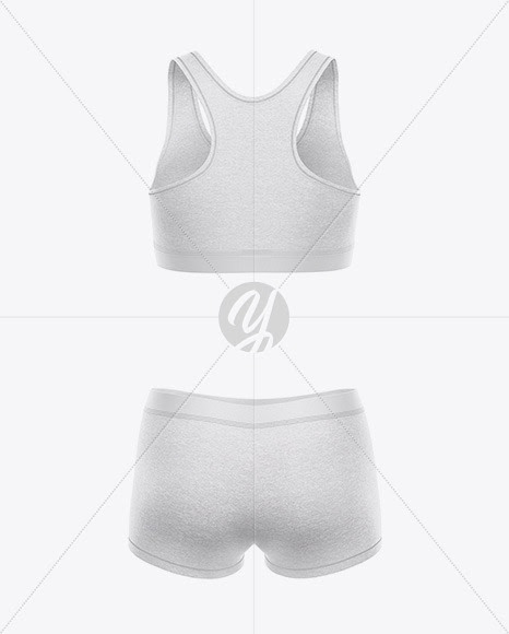 Download Download Melange Women`s Underwear Kit - Back View PSD