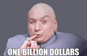 Image result for austin powers 1 million dollars