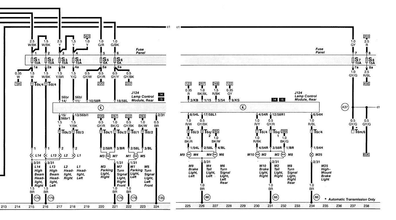 Audi A4 2004 Wiring Diagram