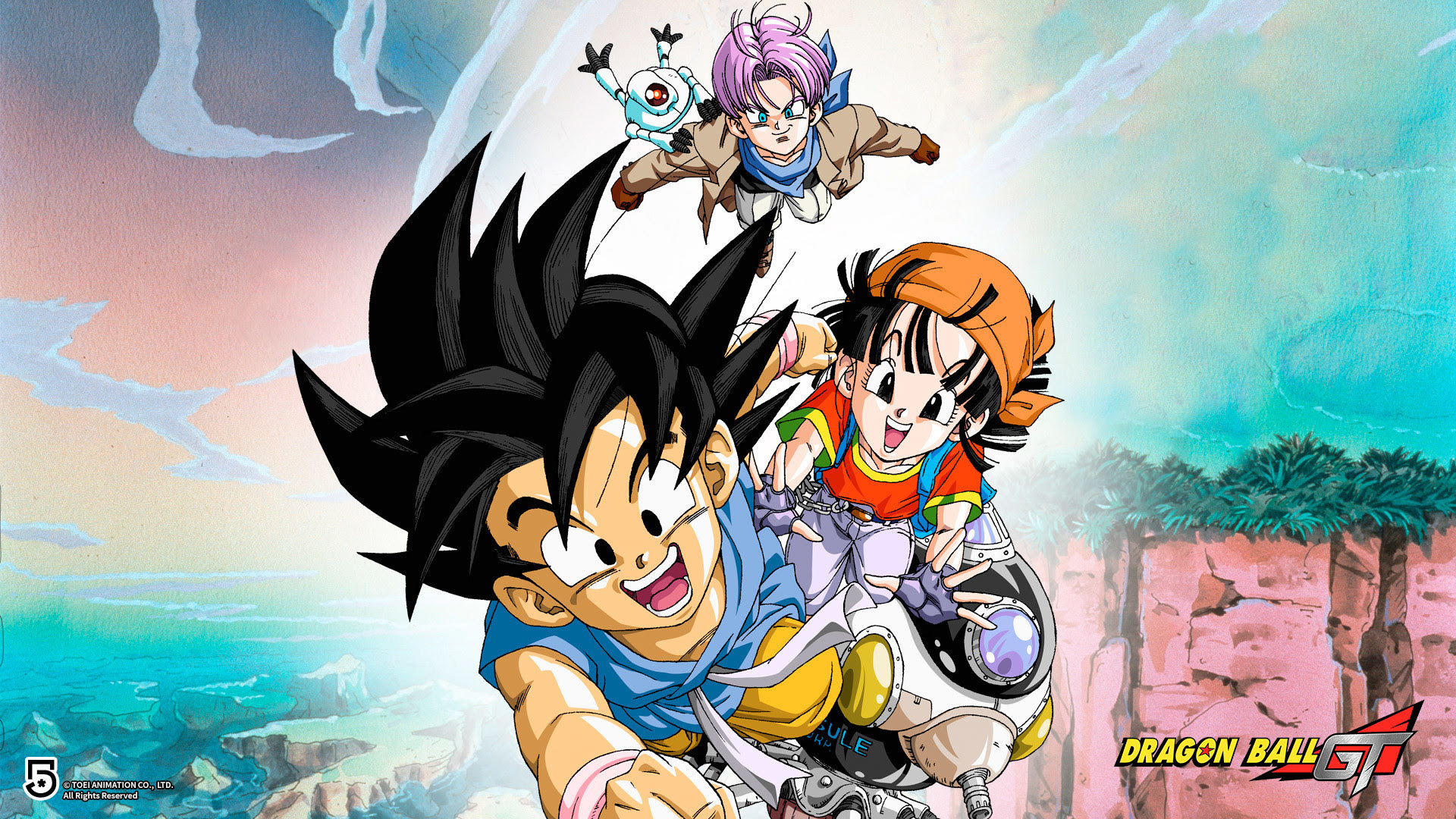 ディズニー画像ランド ロイヤリティフリードラゴンボールgt 壁紙 Iphone