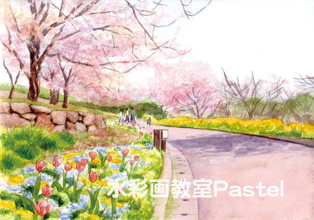 Hd限定パステル 花 イラスト 無料 水彩 すべての美しい花の画像
