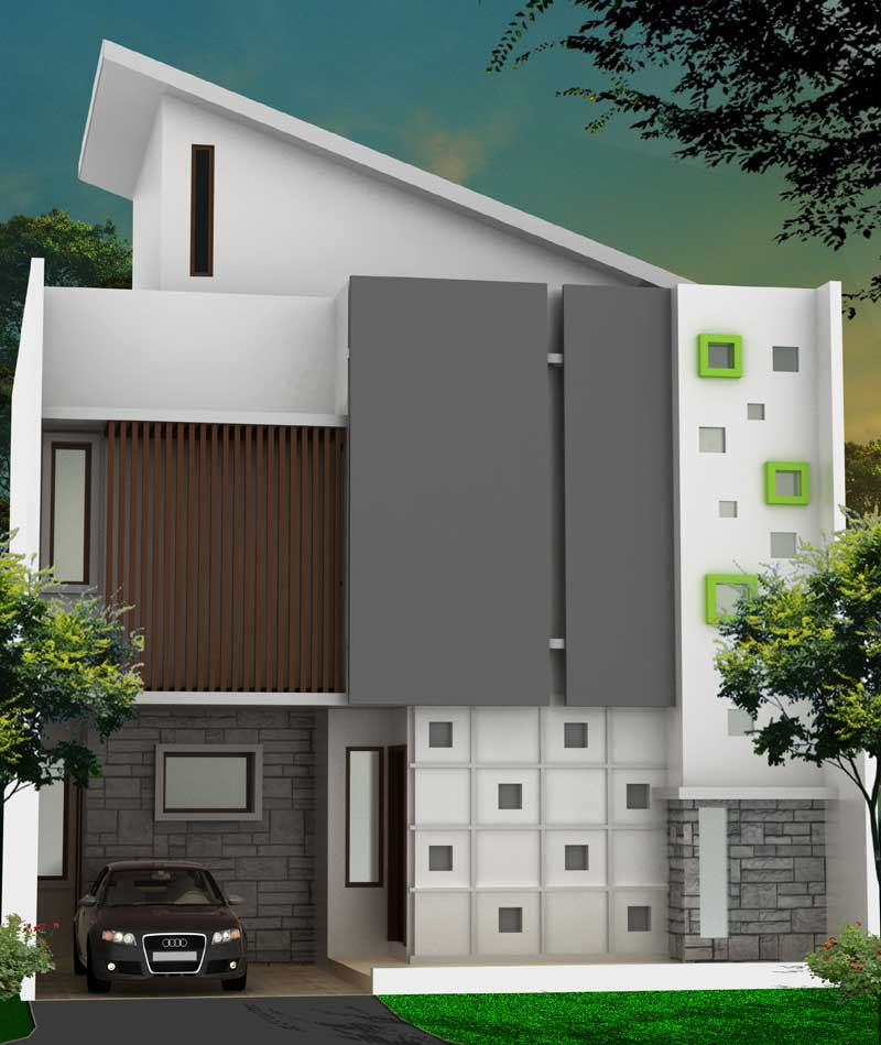 Gambar Desain  Rumah  Minimalis Kekinian  Contoh Z