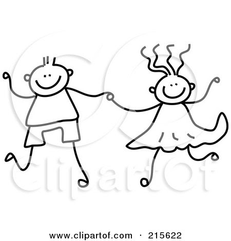 Orasnap Drawing Of A Girl And Boy Holding Hands