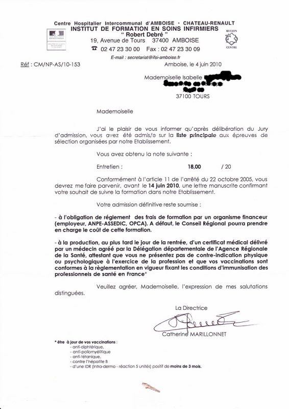 Exemple De Lettre De Motivation Pour école Aide Soignante ...