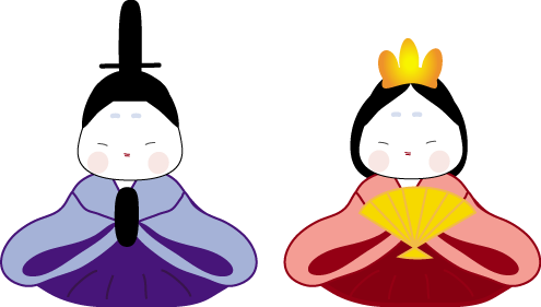 トップ100お雛様 イラスト かわいい 最高の動物画像