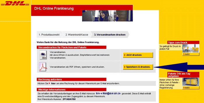Unitymedia Retourenschein Dhl : Dhl Retourenschein Drucken ...