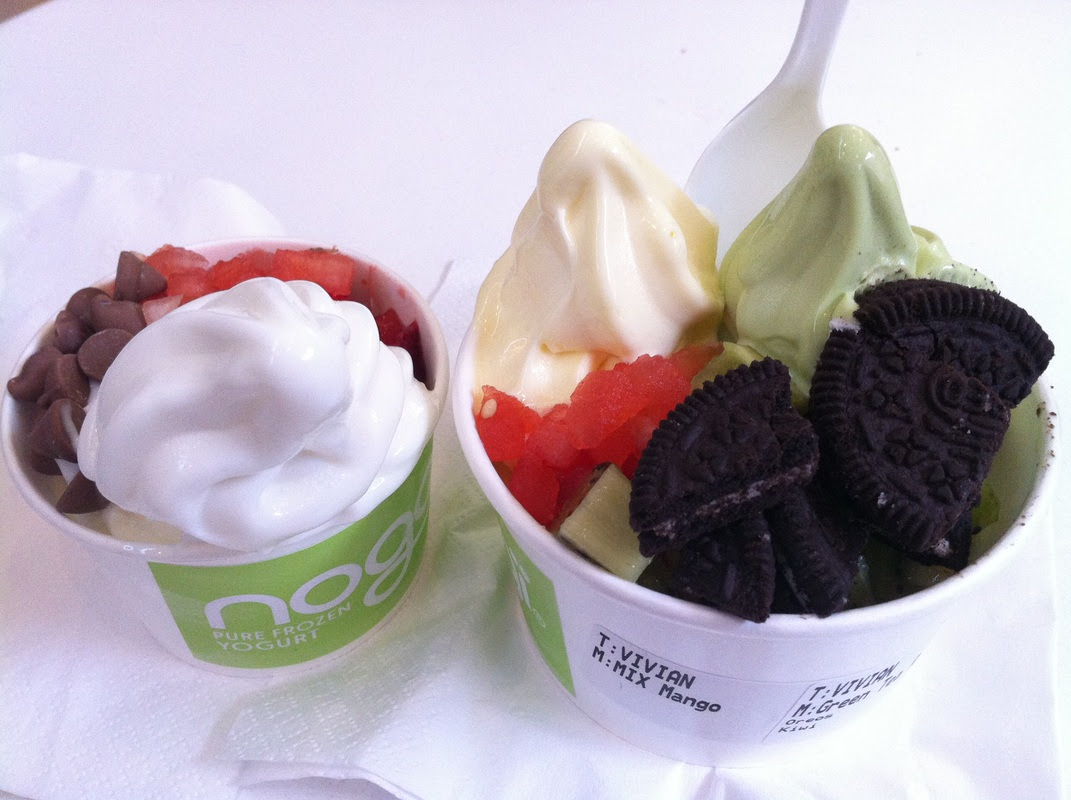 Frozen yogurt gets its unique flavor from strains of lactobacillus bulgaricus and streptococcus thermophilous. Froyo Takeandeat Sydney Food Blog
