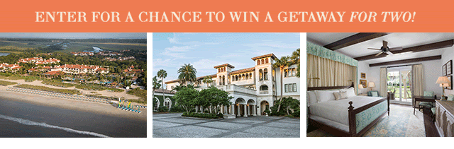 Enter for a chance to win a getaway for two!