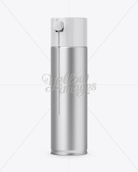 Download Download Aluminium Spray Can Mockup - Front View PSD