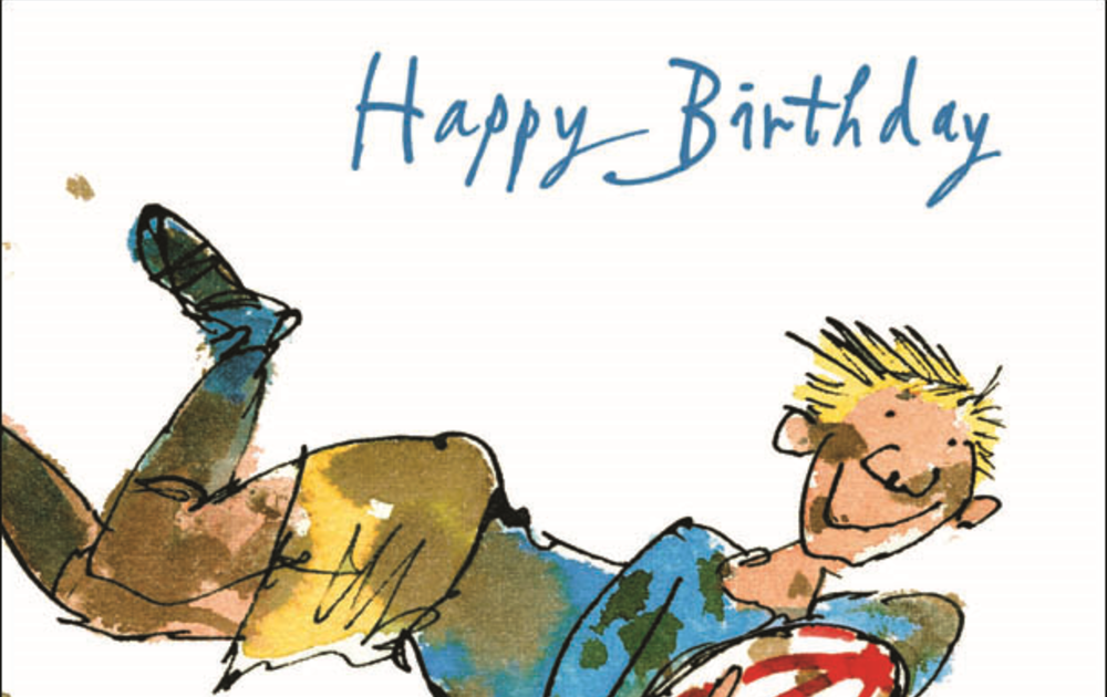 Carte Bon Anniversaire Rugby Gwyneth