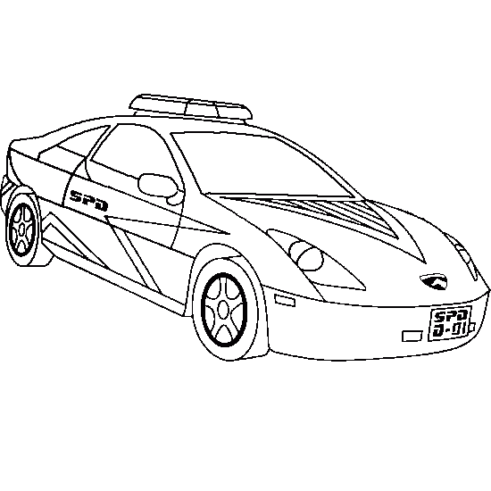 Il faut entendre par le terme « loi », les règles et normes formelles d'un code établi dans un pays. Coloriage De Voiture De Police Coloriages De Vehicules A Imprimer