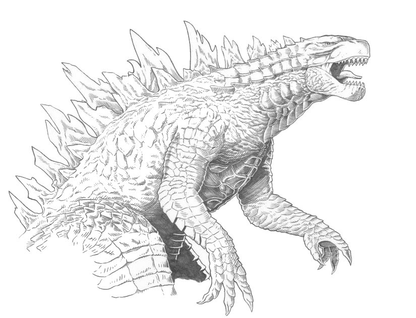 Download Godzilla Coloring Pages | Coloringnori - Coloring Pages for Kids
