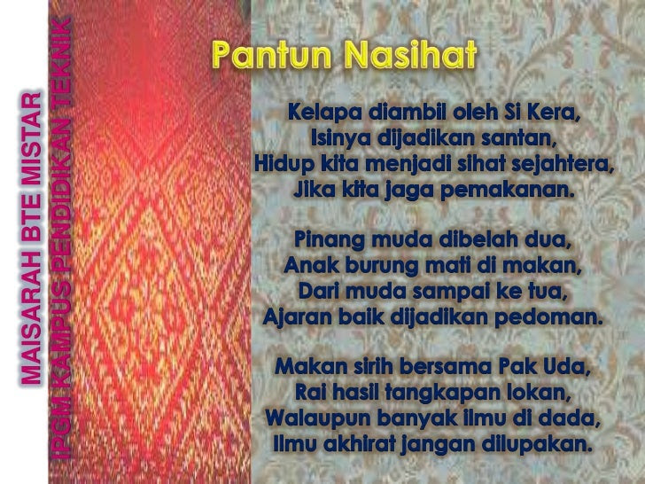 Contoh Pantun Nasehat Agama - Contoh 43