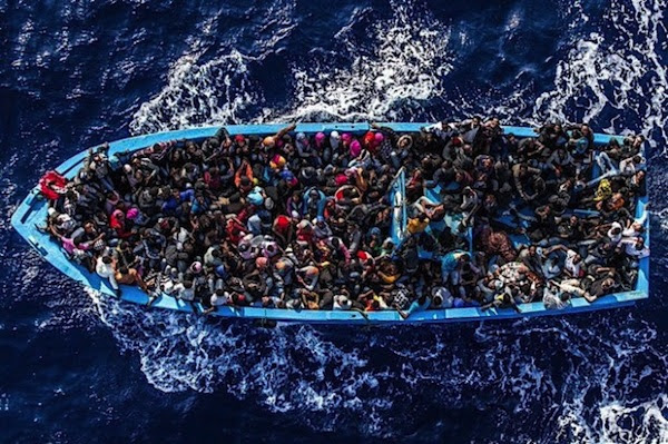 Boats filled with illegal migrants and refugees cross the Mediterranean on daily basis from Africa and the Middle East