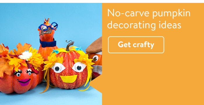 No-carve pumpkin decorating ideas