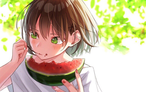 いろいろ スイカ 食べる イラスト Pixiv Okepictorgv