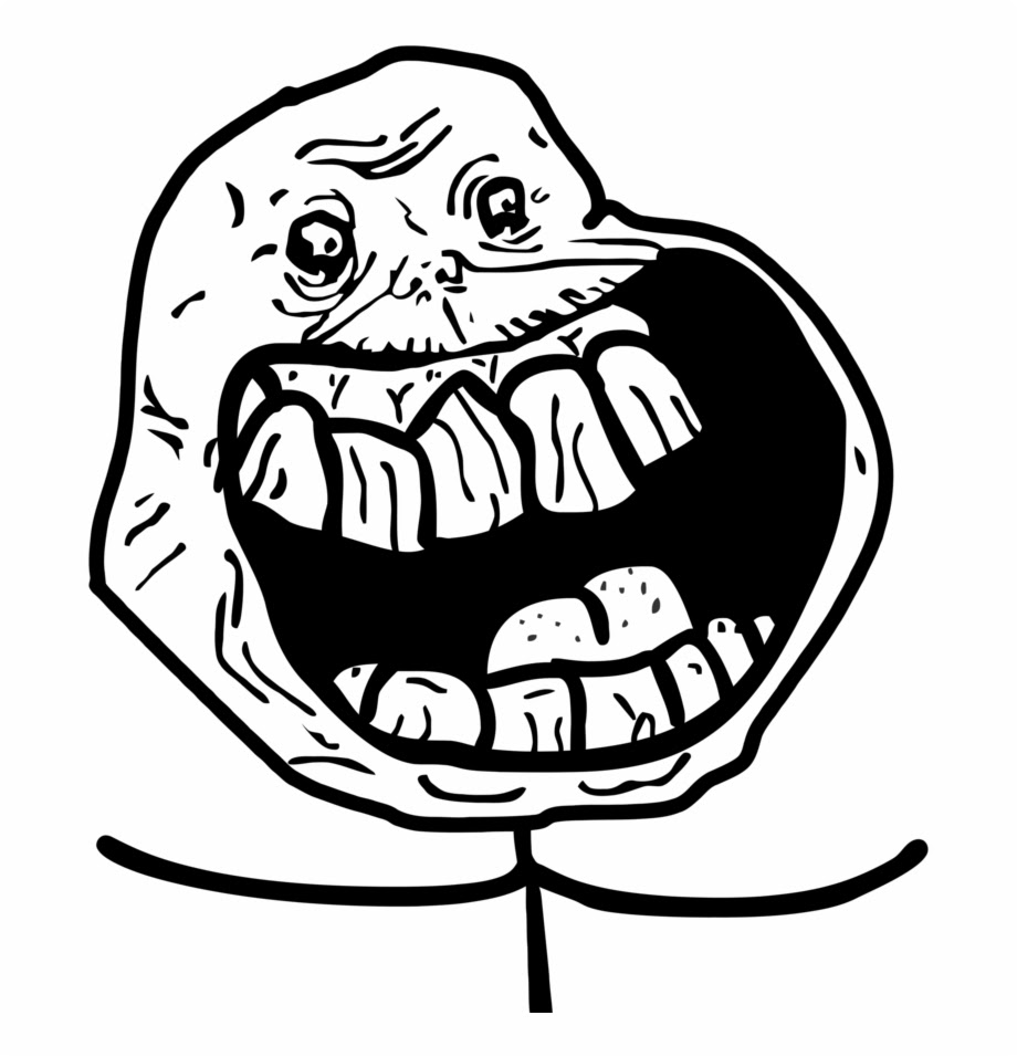 Free meme face transparent background, download free clip. Troll Face Png Image Forever Alone Happy Meme Clip Art Library