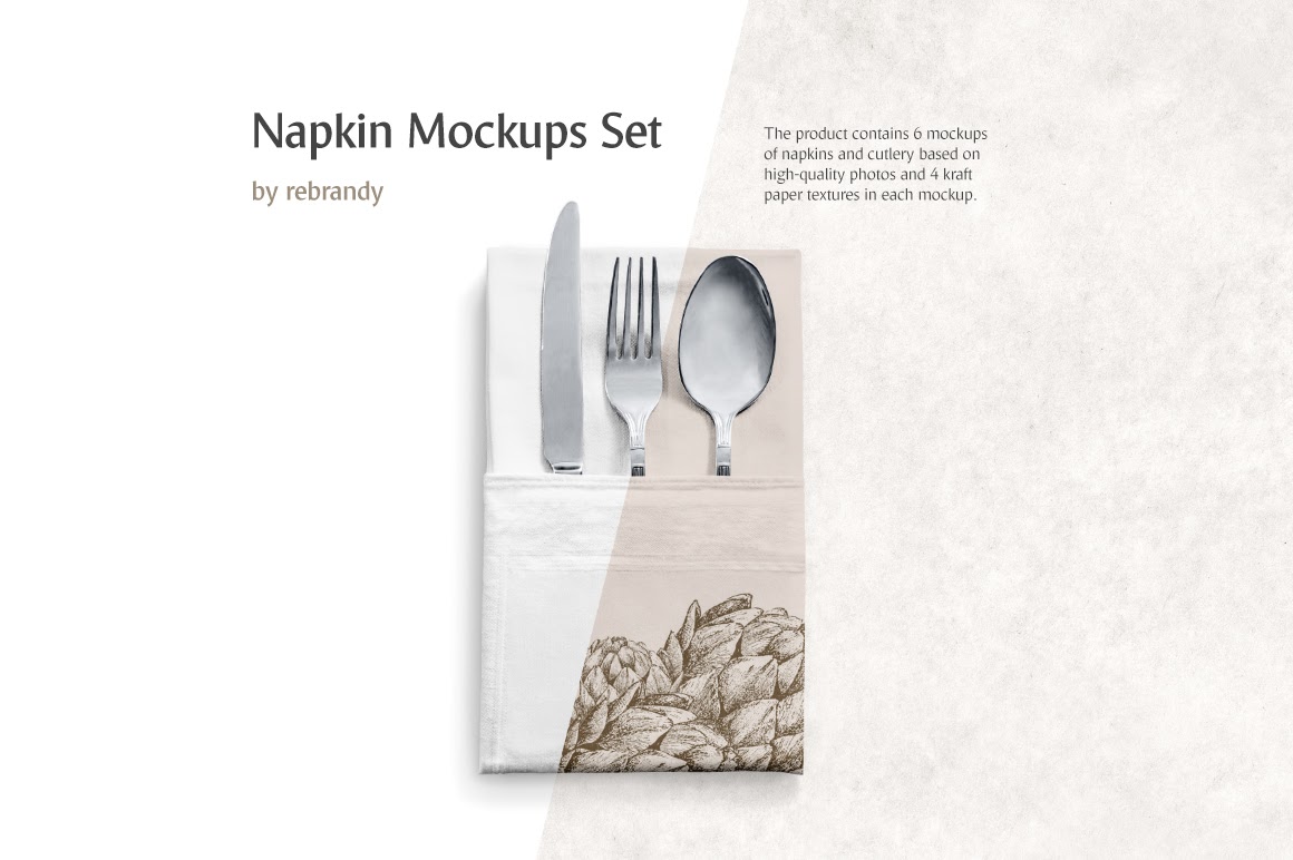 Download Free Napkin Mockup Psd