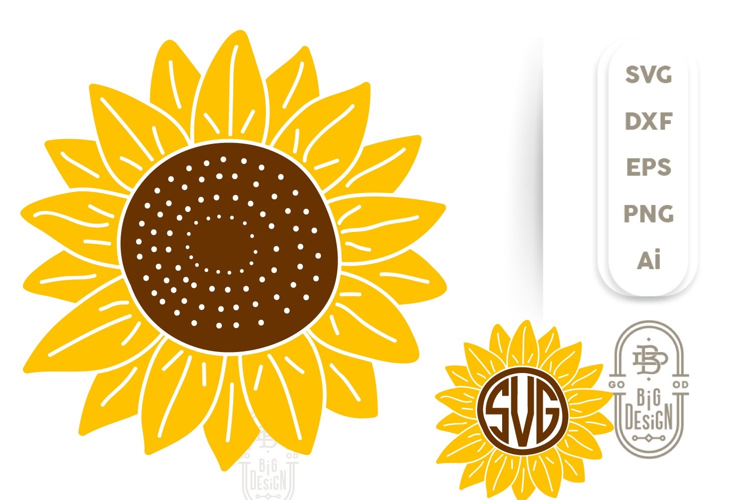Download Sunflower Svg Decal - Free Layered SVG Files