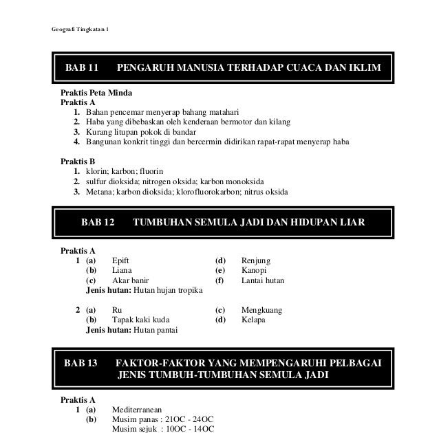 Soalan Geografi Tingkatan 3 Bab 7 - Selangor t