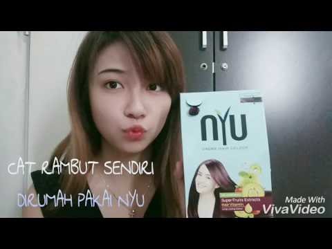 Viral REVIEW NYU  Cream Hair Coloring Burgundy  paling update 
